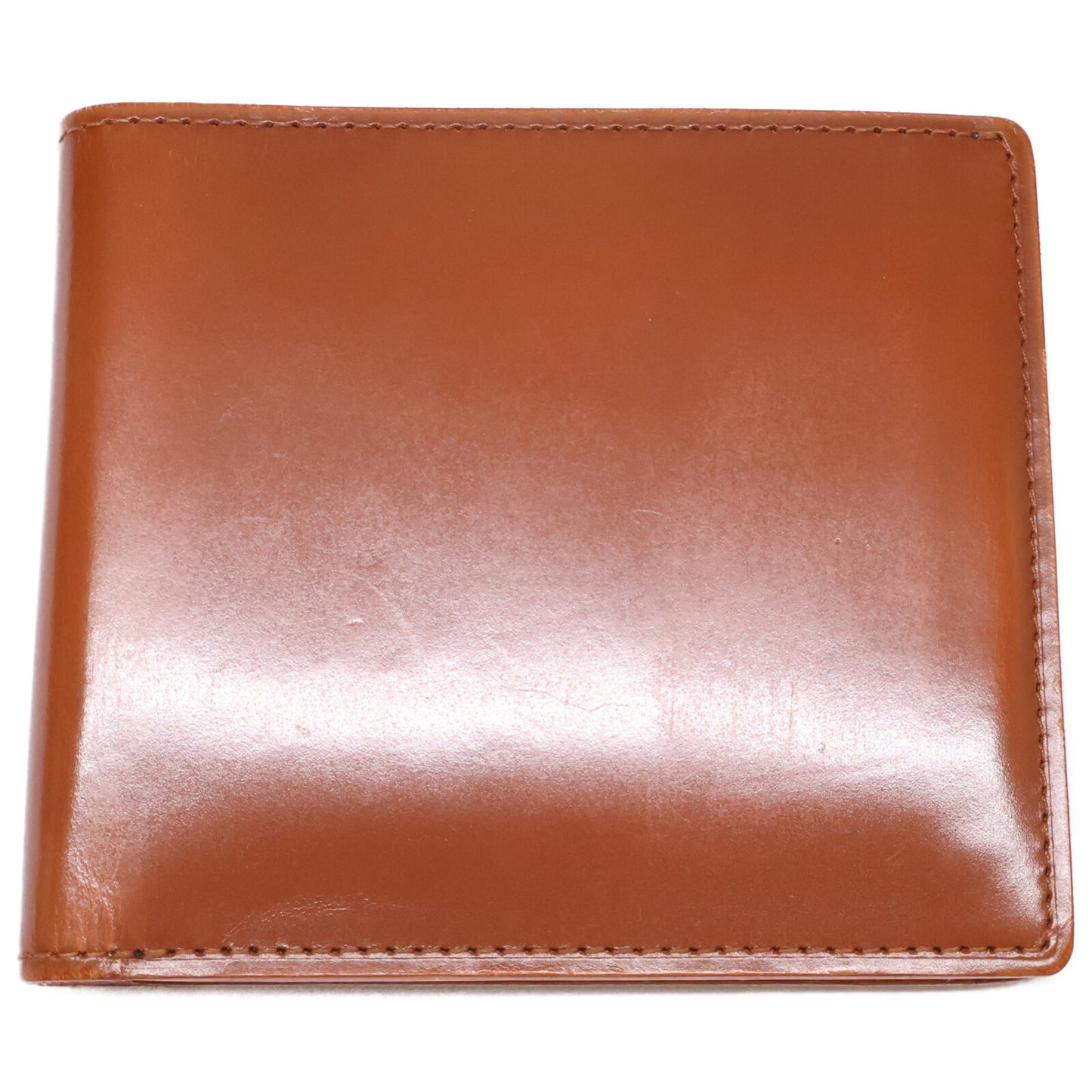 GANZO Thin Bridle Leather Bifold Wallet Hazel Size ONE SIZE