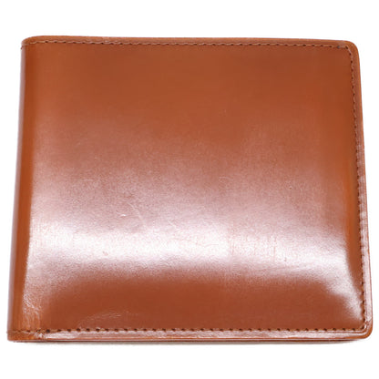 GANZO Thin Bridle Leather Bifold Wallet Hazel Size ONE SIZE
