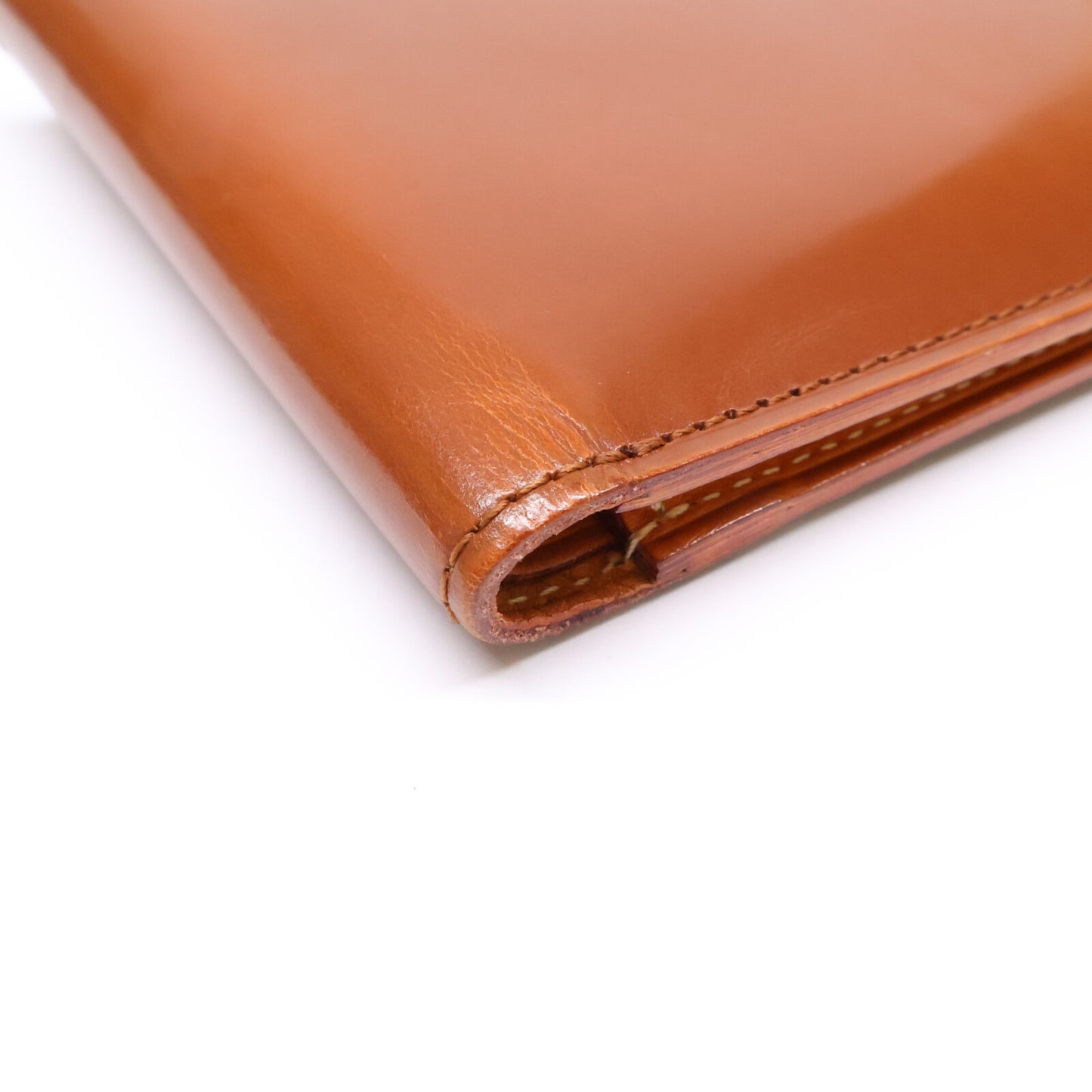 GANZO Thin Bridle Leather Bifold Wallet Hazel Size ONE SIZE