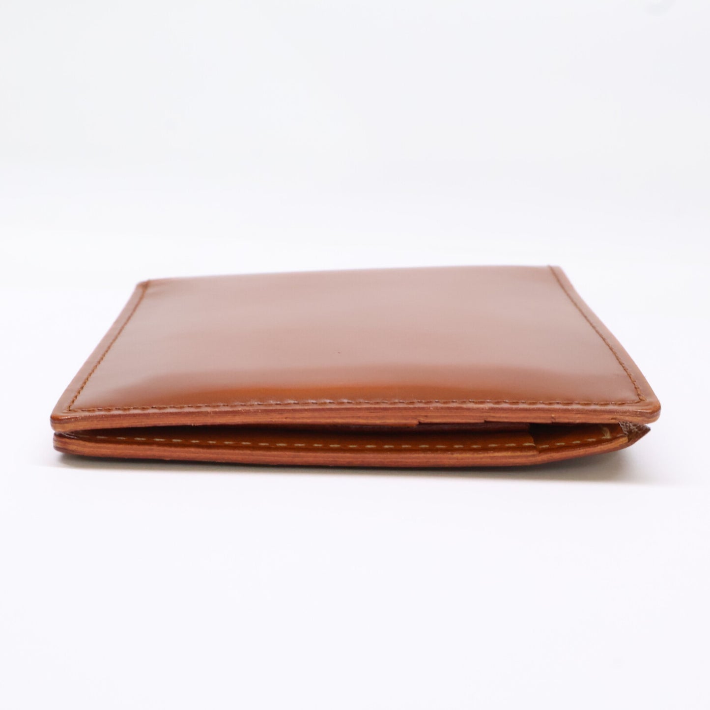 GANZO Thin Bridle Leather Bifold Wallet Hazel Size ONE SIZE