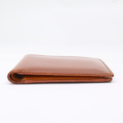 GANZO Thin Bridle Leather Bifold Wallet Hazel Size ONE SIZE
