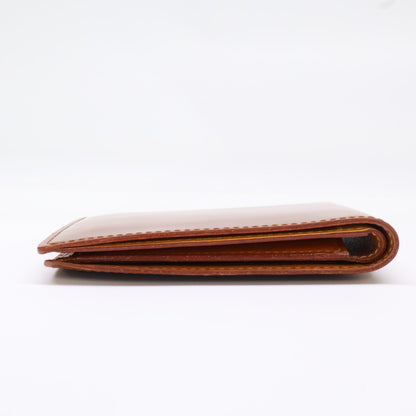 GANZO Thin Bridle Leather Bifold Wallet Hazel Size ONE SIZE