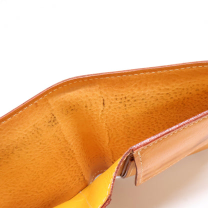 GANZO Thin Bridle Leather Bifold Wallet Hazel Size ONE SIZE