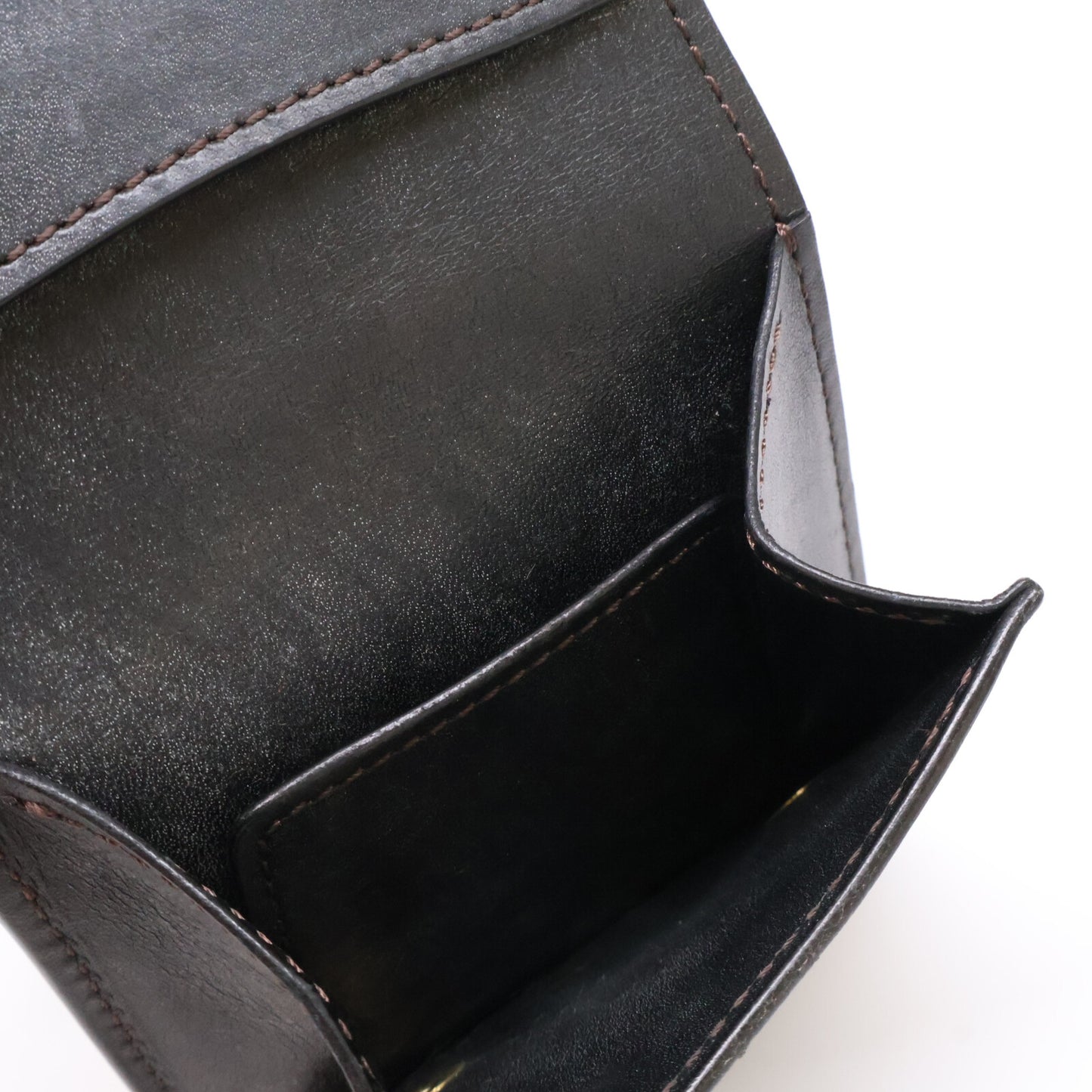 WILDSWANS PALM V2 Bridle Leather Wallet Black Size ONE SIZE