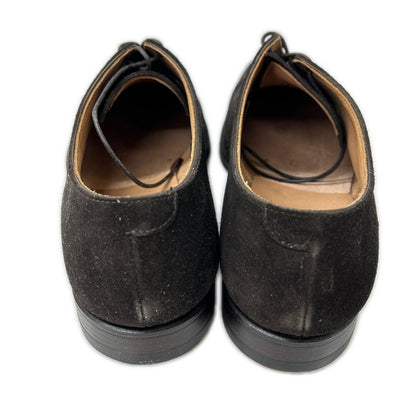 Crockett&Jones HALLAM Suede Straight Oxfords Espresso Sneakers Size 7