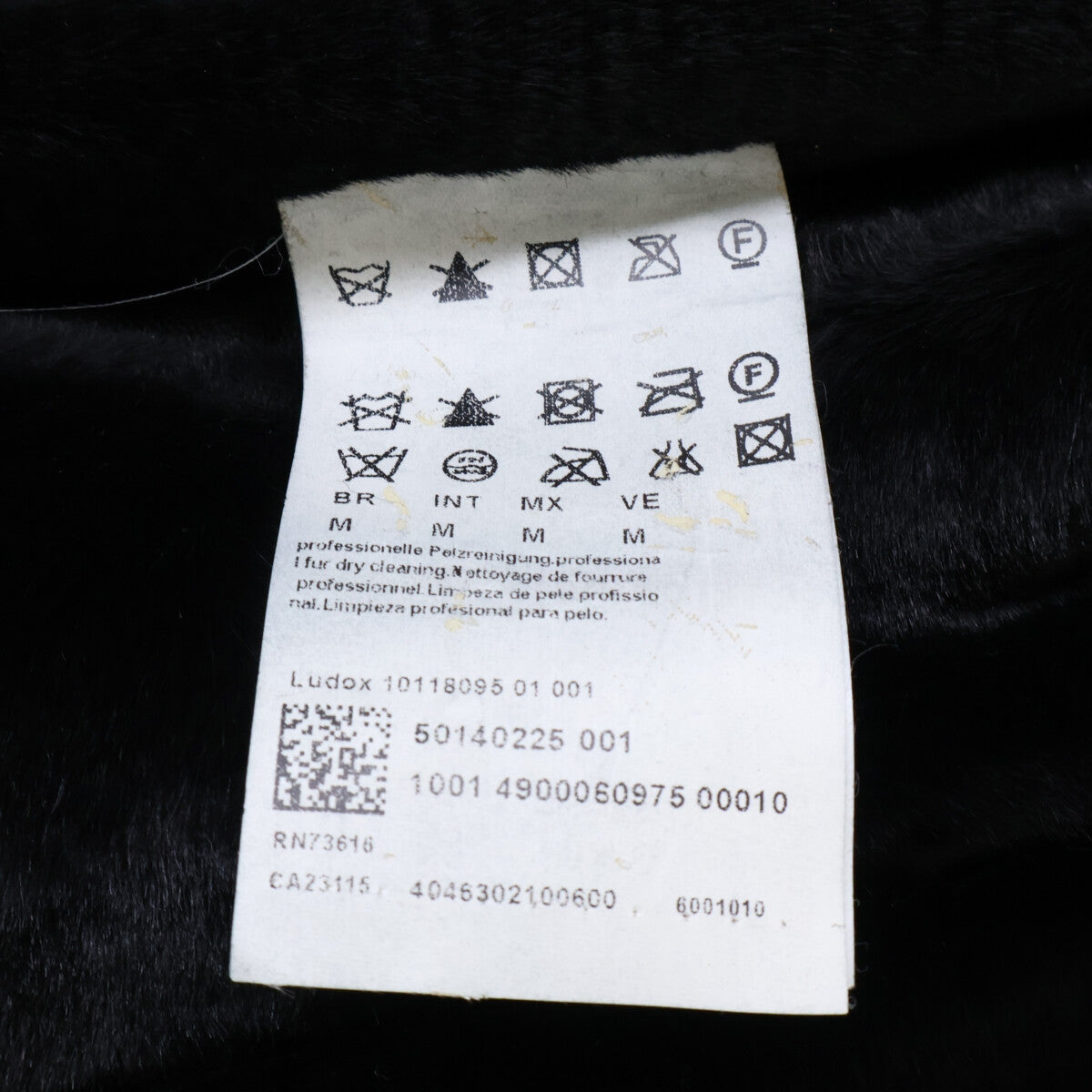HUGOBOSS Kangaroo Leather Double Breasted Coat Black Size M