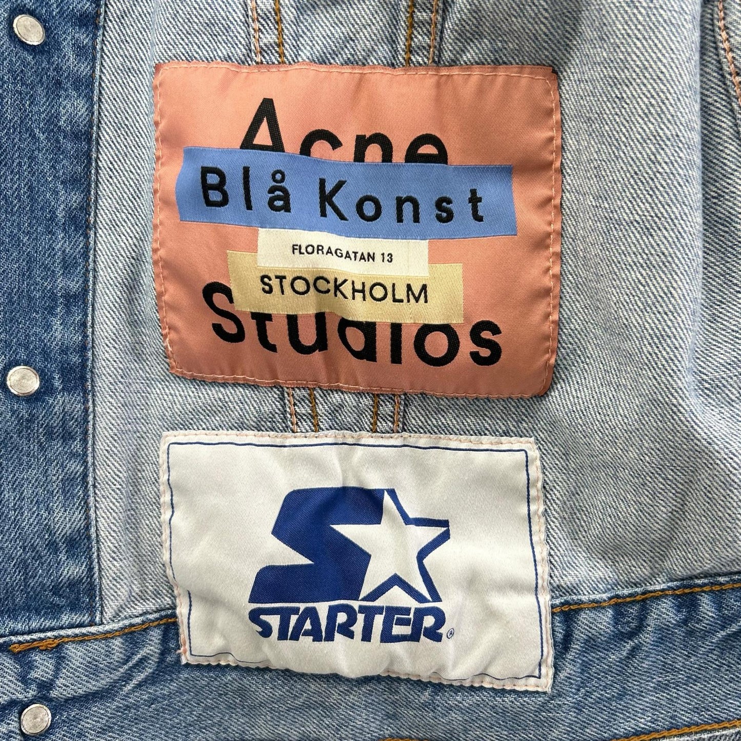 ACNE STUDIOS BLÅ KONST Denim Jacket Indigo Size 44