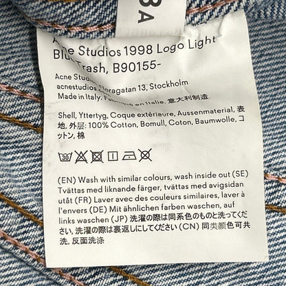ACNE STUDIOS BLÅ KONST Denim Jacket Indigo Size 44