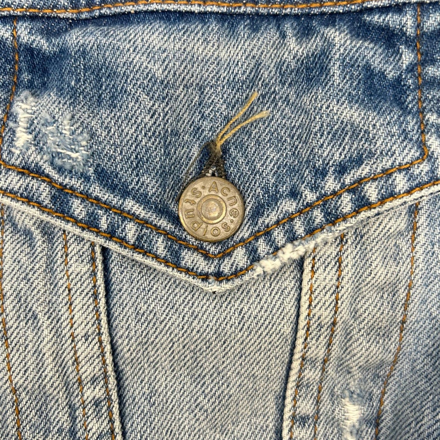 ACNE STUDIOS BLÅ KONST Denim Jacket Indigo Size 44