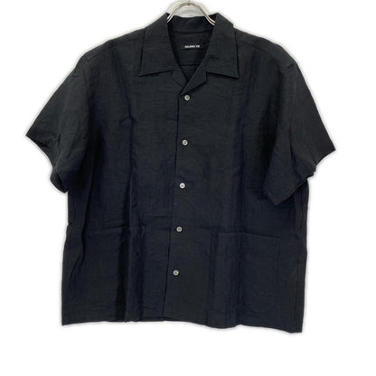 GALERIE VIE Random Linen Open Collar Shirt Black Size F
