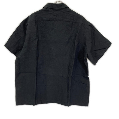 GALERIE VIE Random Linen Open Collar Shirt Black Size F