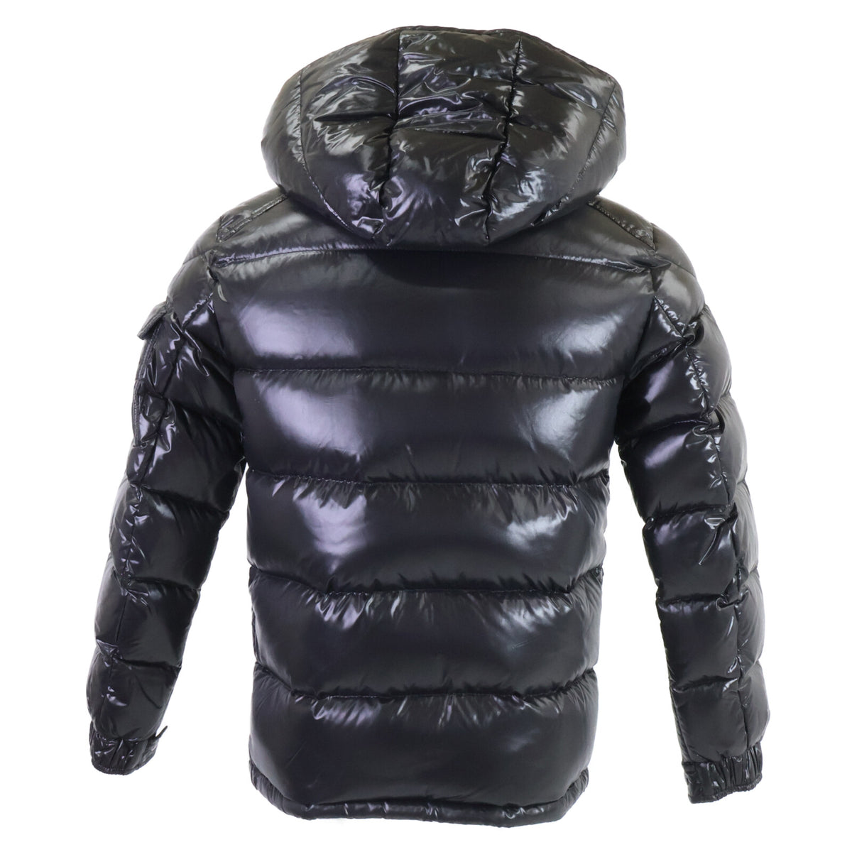 MONCLER Maya Nylon Hooded Down Jacket Black Size 0