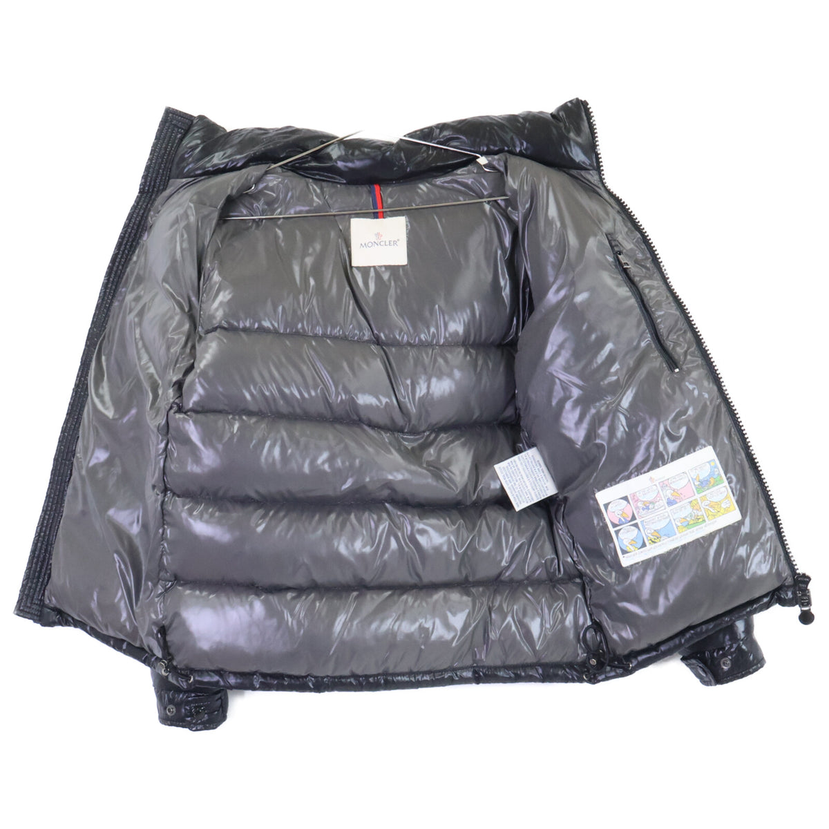 MONCLER Maya Nylon Hooded Down Jacket Black Size 0