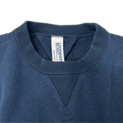 Loopwheeler BEAMS+ Exclusive Sweatshirt Navy Size M