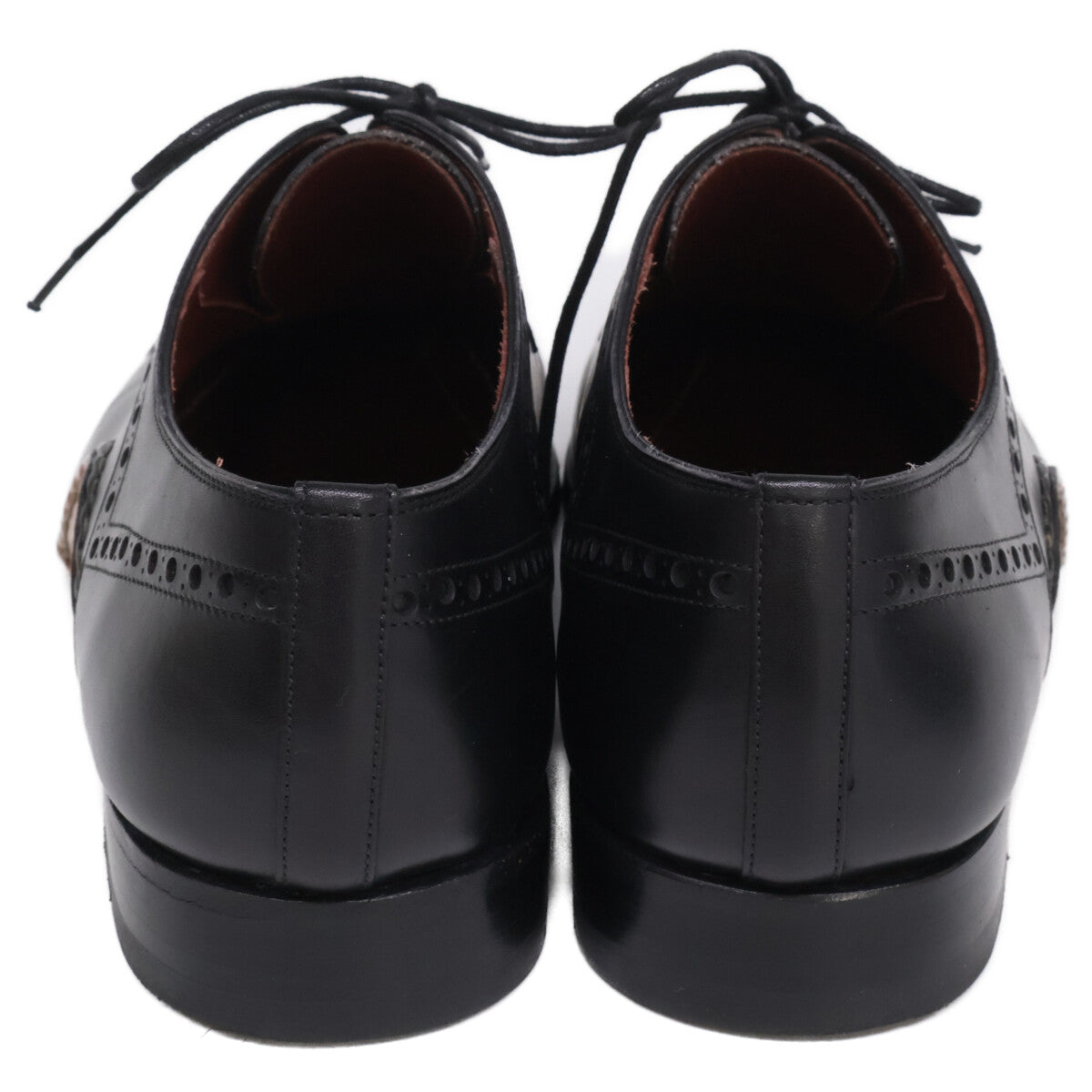 MAGNANNI Opanka Brogue Cap-Toe Sneakers Black Size EU 40