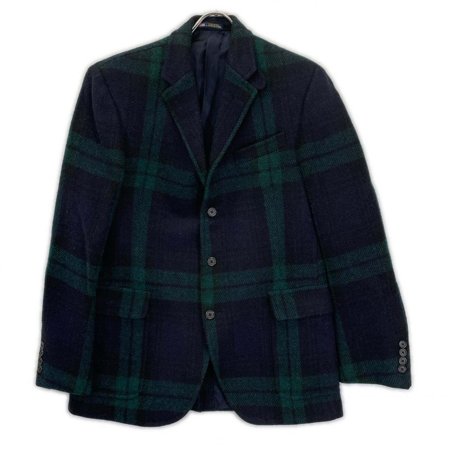 POLObyRalphLauren USA Made Wool Check Blazer