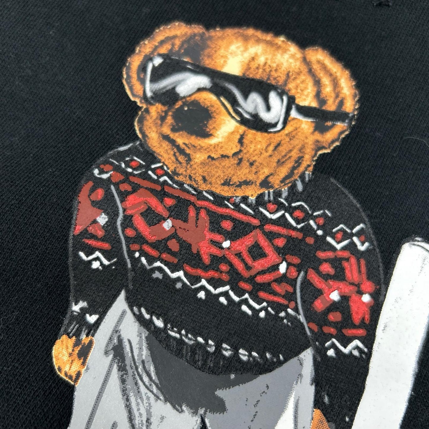 POLObyRalphLauren Polo Bear Ski Hoodie Black Size M