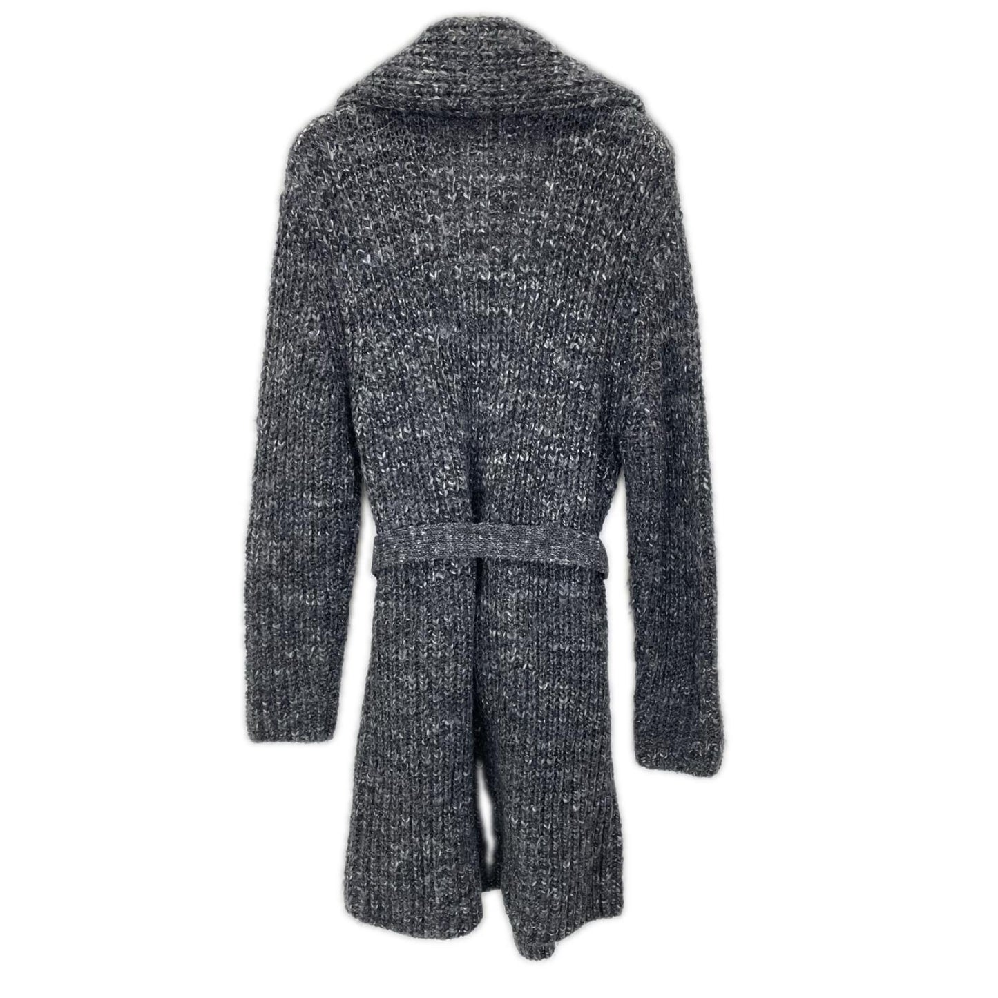 POLObyRalphLauren Shawl Collar Long Knit Polo Gray Size M