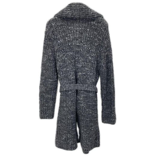 POLObyRalphLauren Shawl Collar Long Knit Polo Gray Size M