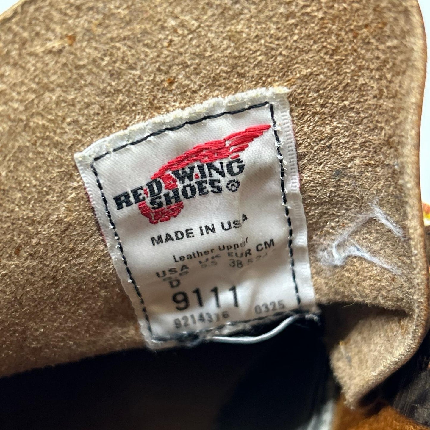 Red Wing 9111 Irish Setter Leather Boots Brown Size 24.5