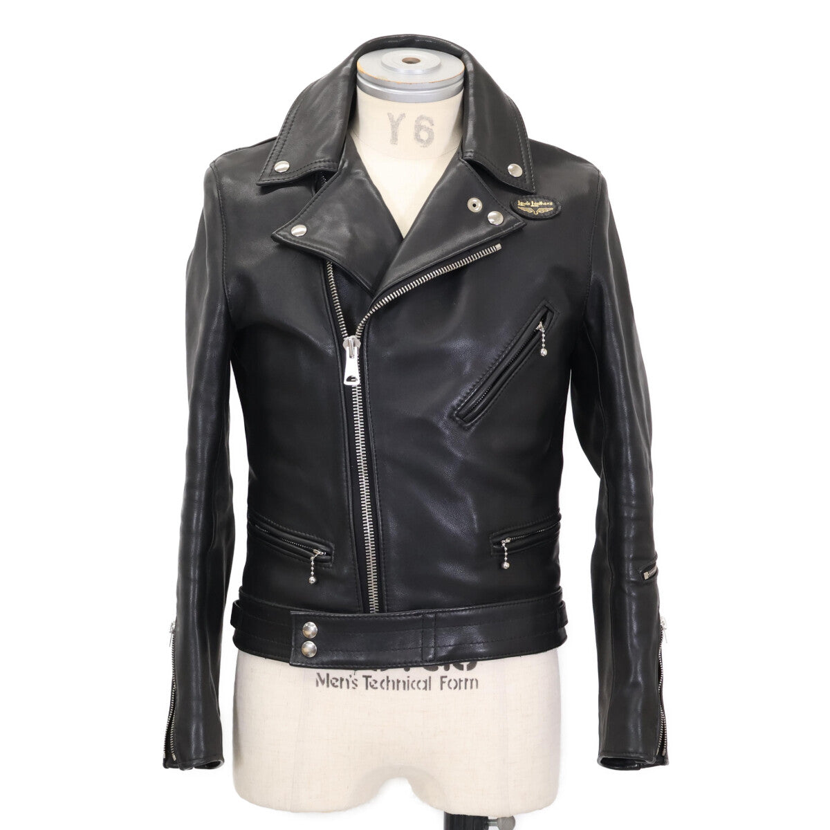 Lewis Leathers 441 CYCLONE Leather Jacket Black Size 36