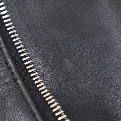Lewis Leathers 441 CYCLONE Leather Jacket Black Size 36