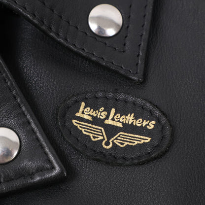 Lewis Leathers 441 CYCLONE Leather Jacket Black Size 36