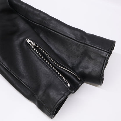 Lewis Leathers 441 CYCLONE Leather Jacket Black Size 36