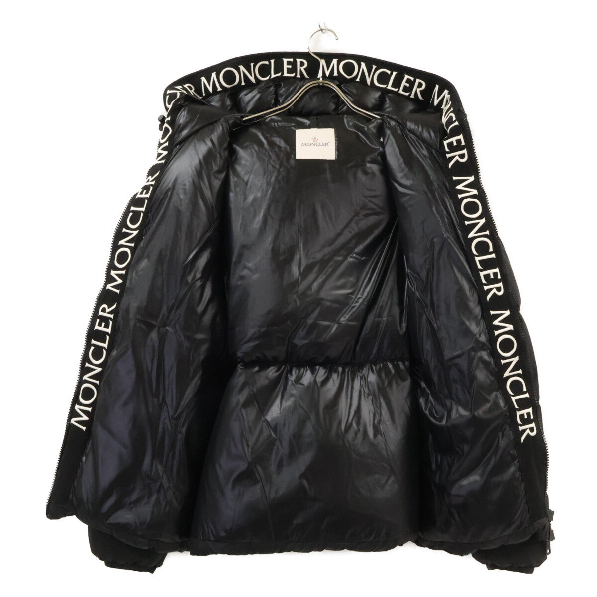 MONCLER MONTCLAR Hooded Nylon Down Jacket Black Size 5
