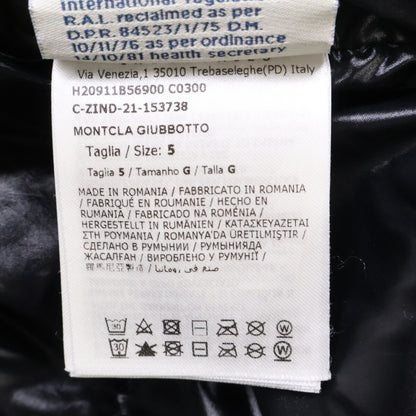 MONCLER MONTCLAR Hooded Nylon Down Jacket Black Size 5