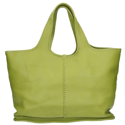 Magnu Leather Tote Bag Green ONE SIZE Size ONE SIZE
