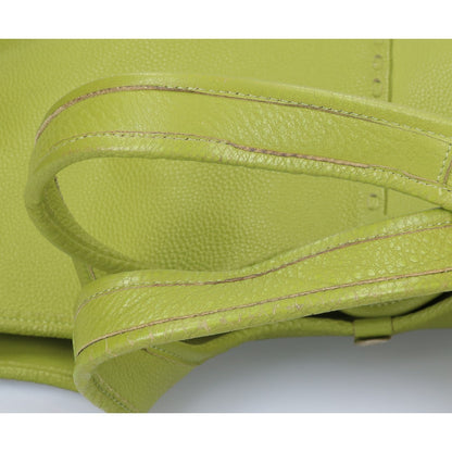 Magnu Leather Tote Bag Green ONE SIZE Size ONE SIZE