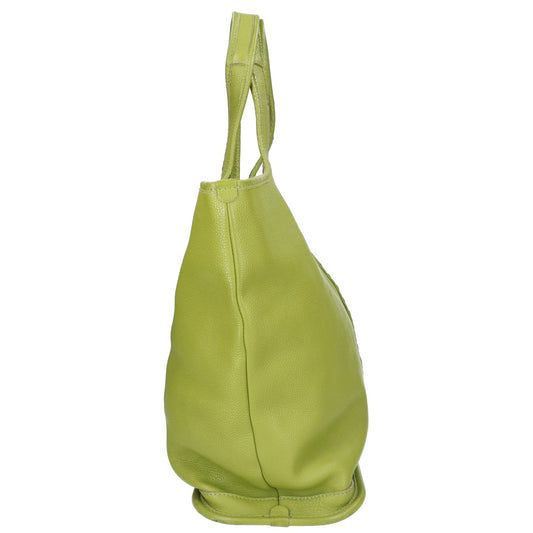 Magnu Leather Tote Bag Green ONE SIZE Size ONE SIZE