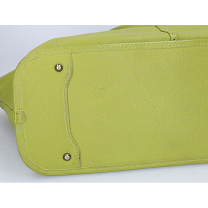 Magnu Leather Tote Bag Green ONE SIZE Size ONE SIZE