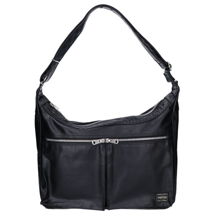 PORTER FREE STYLE Boat Shoulder Bag Black