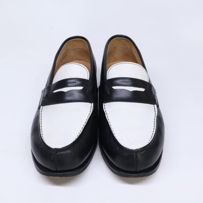 AlfredSargent Lampard Bi-color Loafers White/Black Size 6