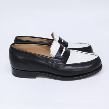 AlfredSargent Lampard Bi-color Loafers White/Black Size 6