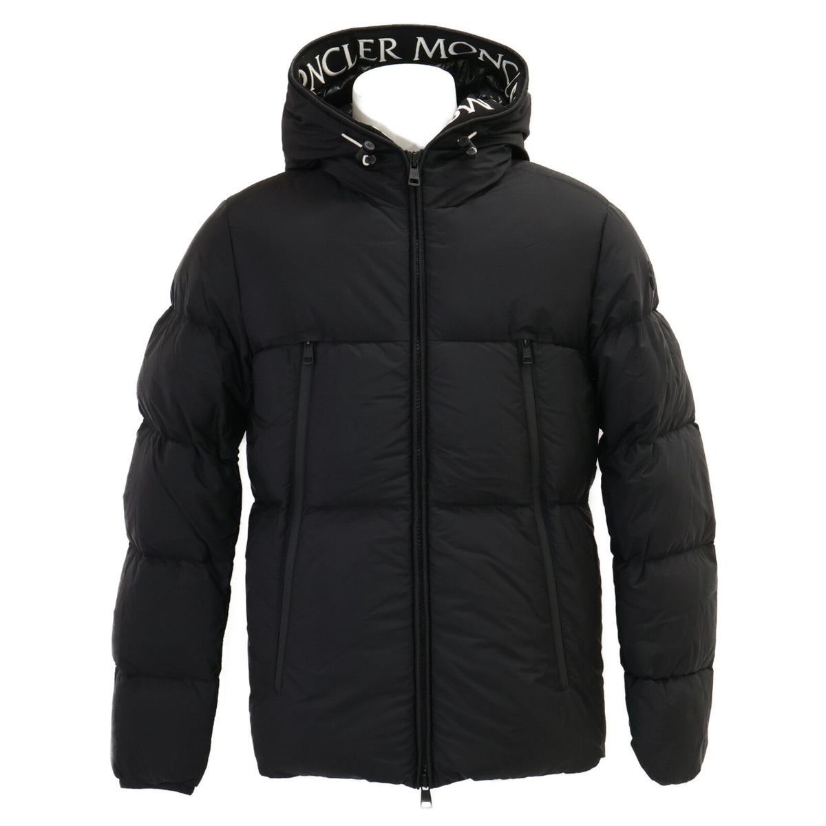 MONCLER 23' MONTCLAR Hooded Down Jacket Black Size 3