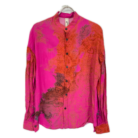 Ground Y GJ-B02-205 Indian Carpet Print Shirt Pink Size 1
