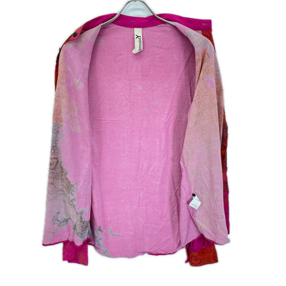 Ground Y GJ-B02-205 Indian Carpet Print Shirt Pink Size 1