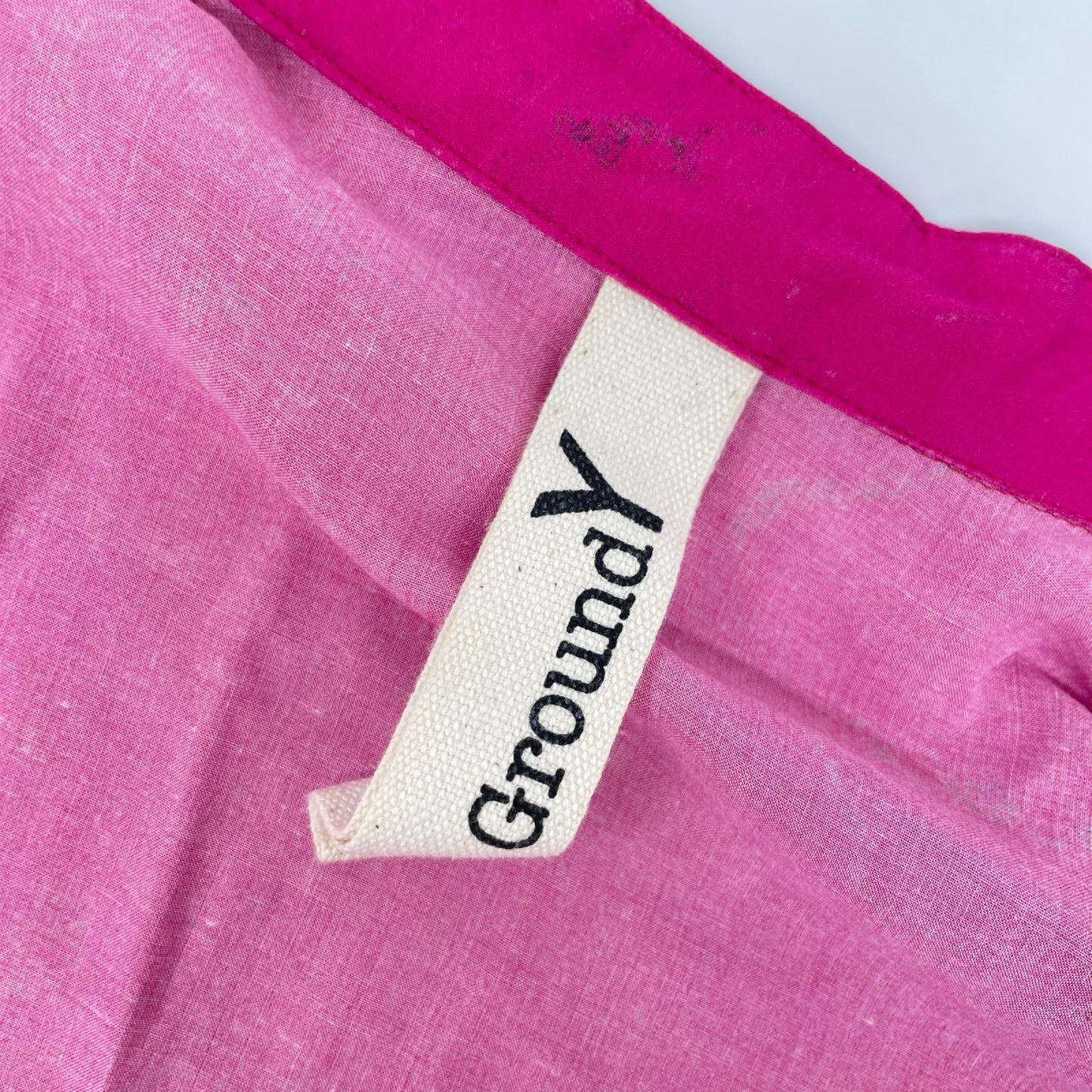 Ground Y GJ-B02-205 Indian Carpet Print Shirt Pink Size 1