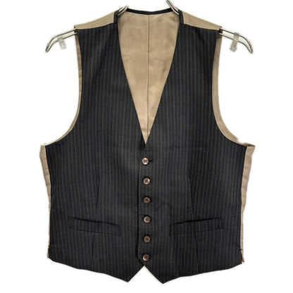 JOHN FOSTER 3-Piece Wool Suit Jacket Brown