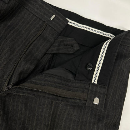 JOHN FOSTER 3-Piece Wool Suit Jacket Brown