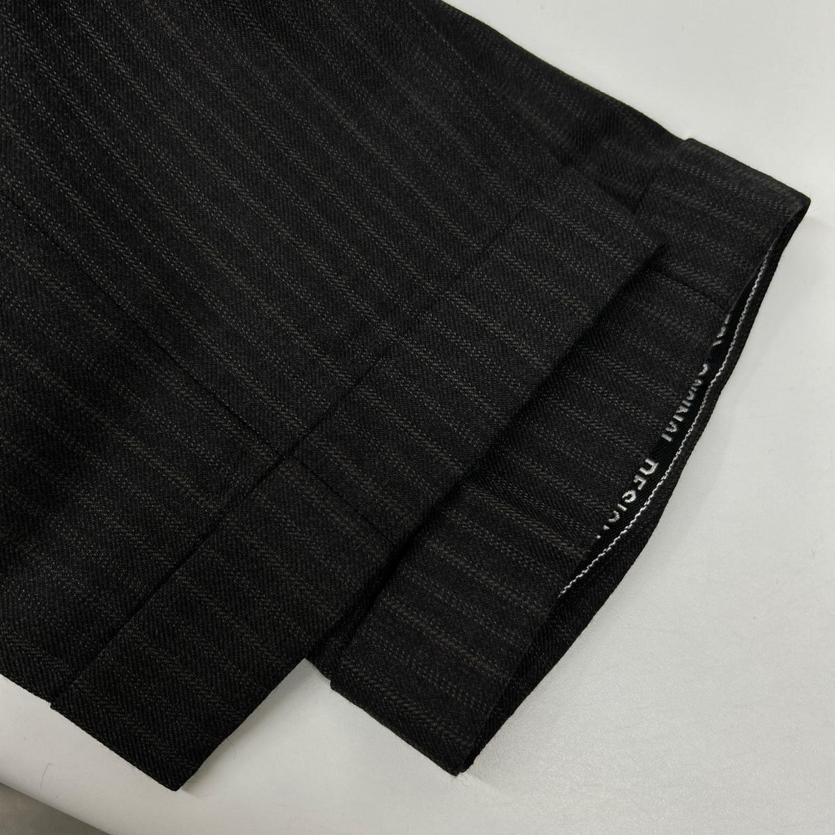 JOHN FOSTER 3-Piece Wool Suit Jacket Brown