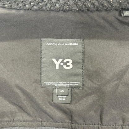 Y-3 2024 IW7496 Waffle Wa Shirt Black Polyester Size L