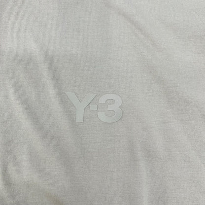 Y-3 KQ9781 Dipped Long Sleeve Tee Beige/Black Size L