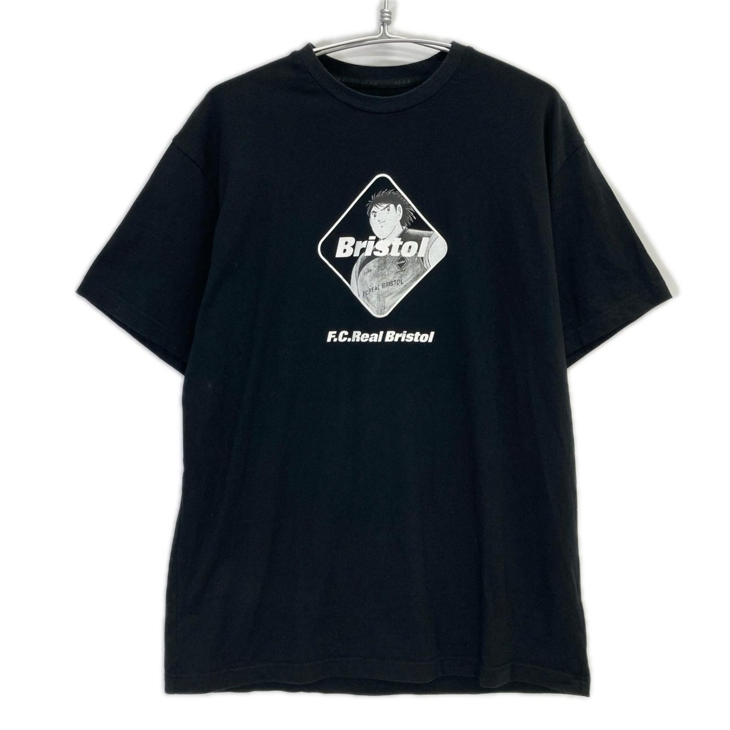 F.C.Real Bristol 26SS Captain Tsubasa T-Shirt Black Size XL