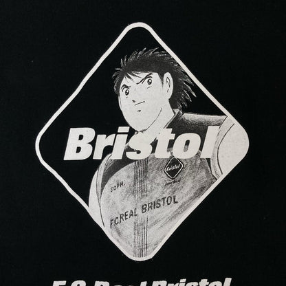 F.C.Real Bristol 26SS Captain Tsubasa T-Shirt Black Size XL