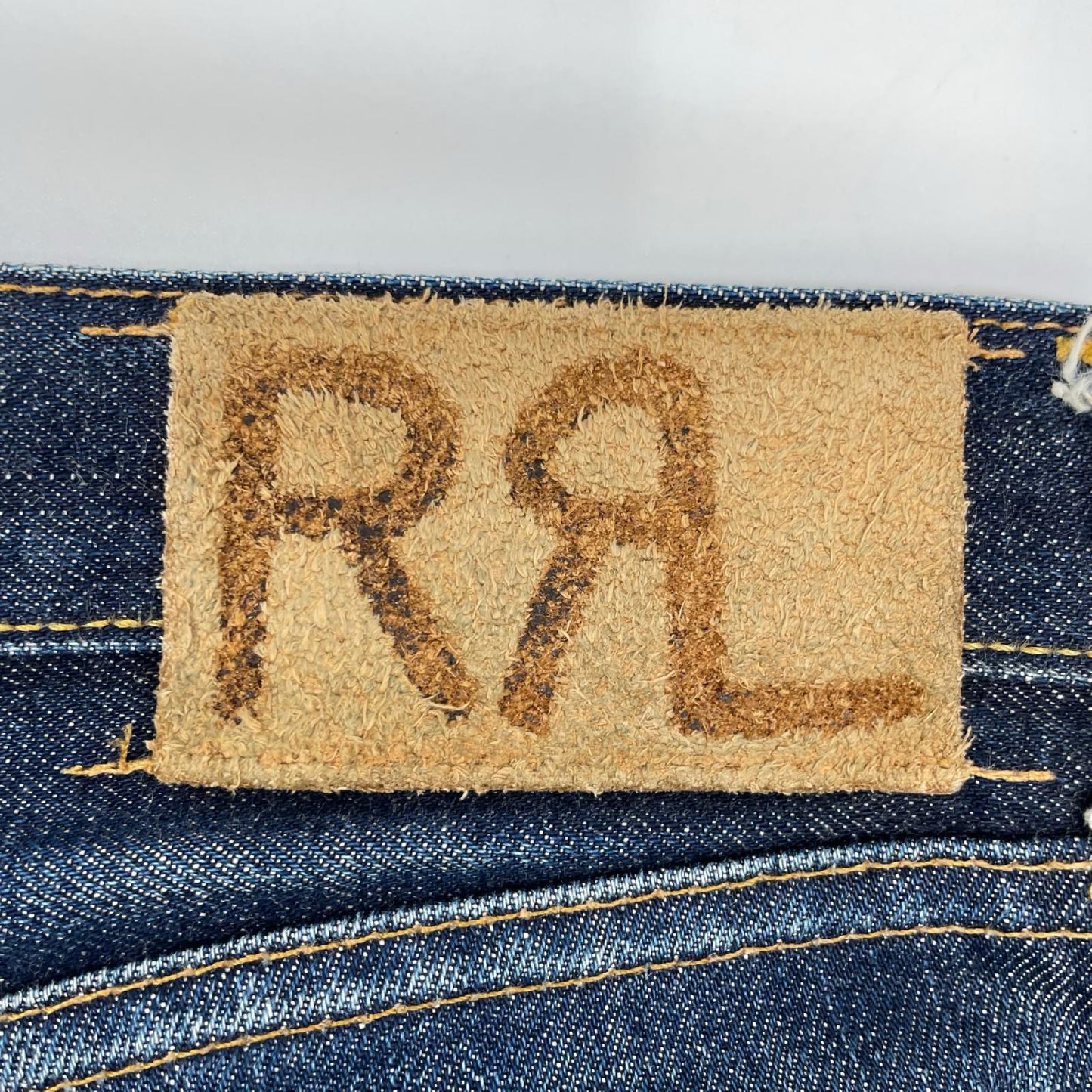 RRL Indigo Slim Denim Jeans Cotton Size 31×30