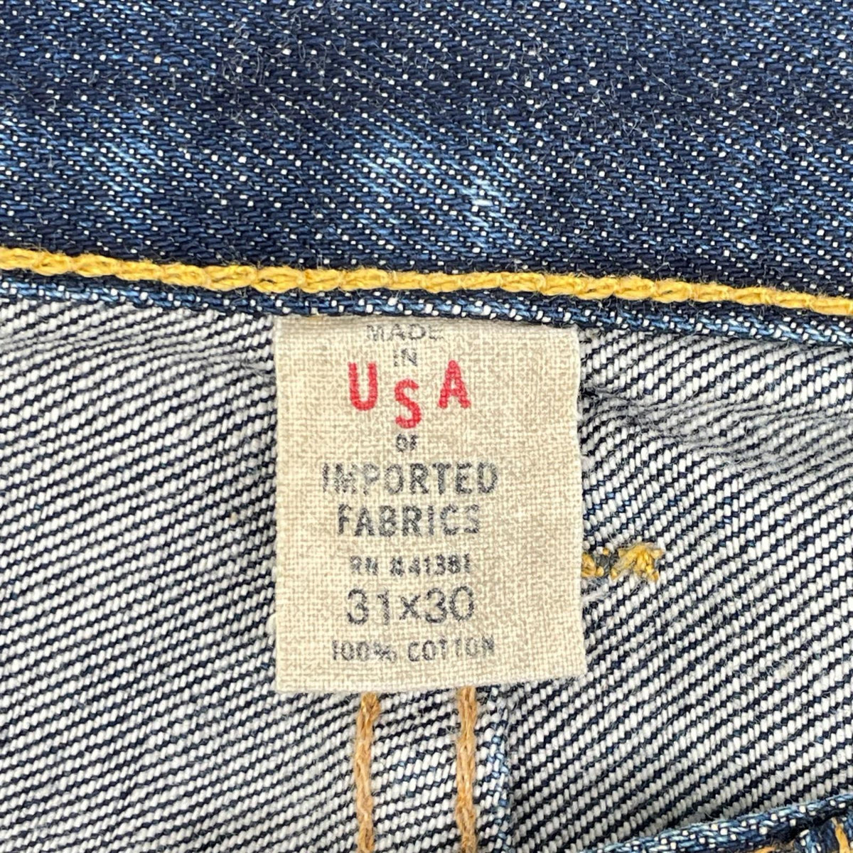 RRL Indigo Slim Denim Jeans Cotton Size 31×30